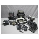 Vintage and Modern Cameras