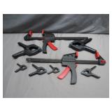 Clamps With Red Handles