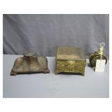 Decorative Box, Perfume Bottle, and Inkwell