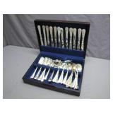 C.R. Roberts & Sons Silver Plated Flatware Set