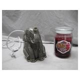 Ceramic Elephant Wax Warmer with Candle