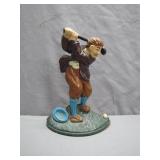 Cast Iron Golfer Door Stop