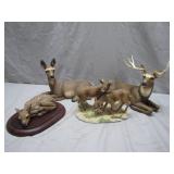 Deer Figurines in Various Poses