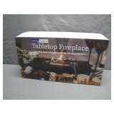 Tabletop Fireplace With Accessories