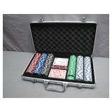 Poker Chip Set With Carrying Case