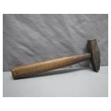 Hand-Forged Hammer with Wooden Handle