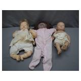 3 Dolls With Unique Details