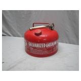 Eagle Galvanized Gasoline Can, Red Metal