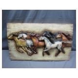 3-D Horse Wall Art: Riders on a Wall