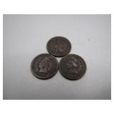 1891-1893 Indian Head Pennies