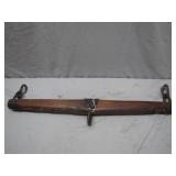 30-Inch Wooden Single Tree with Hooks