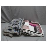 2 Hand-Crafted Textiles: Afghan and Quilt