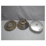 Metal Oil Lamp Parts Set with Reflectors