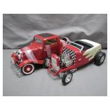 2 1932 Ford Model Car Replicas