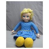 Polka-Dot Dress Doll with Pull-String Mechanism