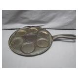 Cast Iron Aebleskiver Pan with Seven Cups