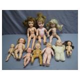 11 Assorted Dolls