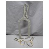 3 Adjustable Metal Clamps