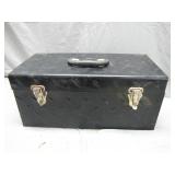 Black Steel Diamond Plate Tool Box