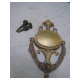 Brass Door Knocker with Elegant Engraving