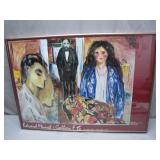 Edvard Munch Galerie F15 Framed Poster, 28x20...