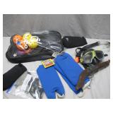Sport and Dive Gear Collection with Accessories