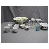 Eclectic Assortment of Decorative Tableware