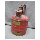 Vintage Red Safety Gas Can