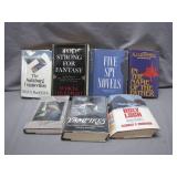 6 Hardcover Books With Jacket Designs