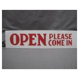 Double Sided Wood Sign With 