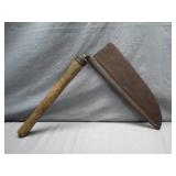 Rustic Hand-Forged Farm Cleaver