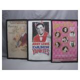 3 Framed Theater Posters