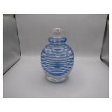 Signed Robert Eickholt Art Glass Perfume Bottle