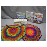 Crochet Bundle with Books and Doilies