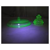 Uranium Glass Lids: Radiance Guaranteed