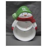 Santa & Co. Snowman Chip and Dip Tray
