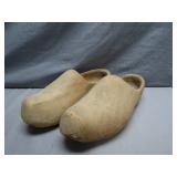 Traditional Hand-Carved Wooden Clogs
