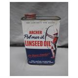 Archer Pol-mer-ik Linseed Oil Can