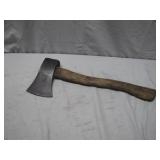 Sturdy Axe with Wooden Handle and Iron Blade