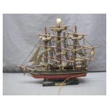 Handcrafted Model of a Tall Ship