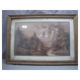 Framed Landscape Print by B. Chipton