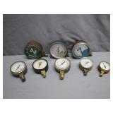 Vintage Pressure Gauges Collection