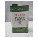 Texaco Outboard Motor Oil Can