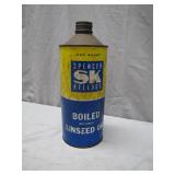 Spencer Kellogg Boiled Linseed Oil Can