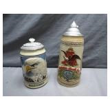 Anheuser-Busch Bald Eagle & Series Steins