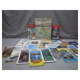 20 Travel Maps and an Atlas