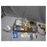Hardware Lot with Electric Drill