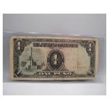 1942 Japanese Government One Peso Note