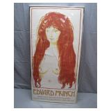 Edvard Munch Poster, Princeton Exhibit 1977