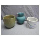 Three Stoneware and Pottery Pieces